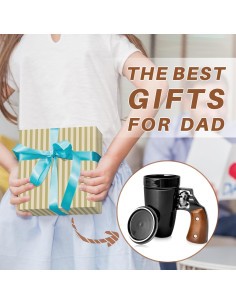 Taza de Café Cerámica VIREESR Revólver Negra 480 ml 2