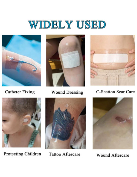 Vendaje Impermeable ANAMPION 15.24cm x 1.83m para Tatuajes