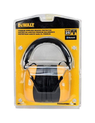 Protección Auditiva Bluetooth DEWALT DPG17 Diadema Ajustable NRR 25dB
