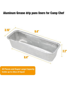 Captador de Grasa BBQ-PLUS con 20 Forros Desechables 2