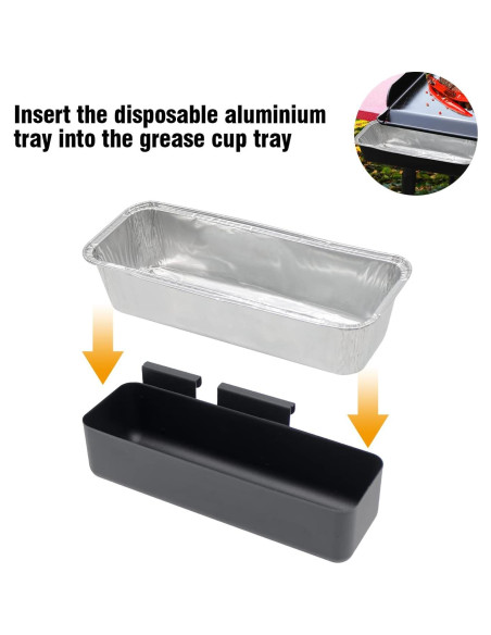 Captador de Grasa BBQ-PLUS con 20 Forros Desechables