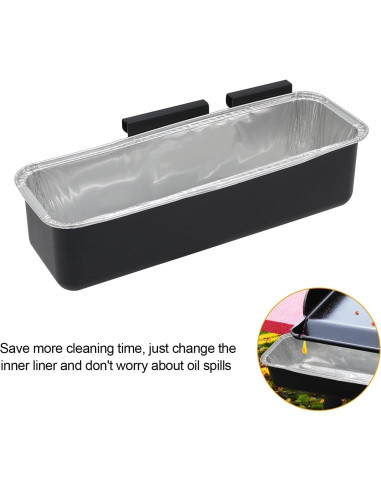 Captador de Grasa BBQ-PLUS con 20 Forros Desechables