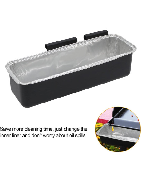 Captador de Grasa BBQ-PLUS con 20 Forros Desechables