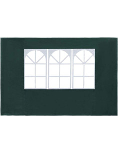 Pared Lateral Carpa de Fiesta MNISDFL Verde 2 Piezas 299.9x195cm 2