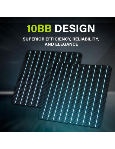 Panel Solar Bifacial 200W Newpowa 12V Alta Eficiencia