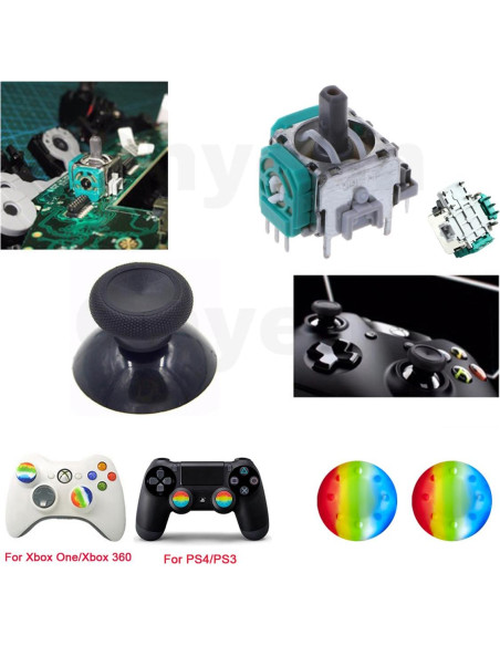 Kit de Reparación Joysticks Analógicos 3D Onyehn para Xbox One