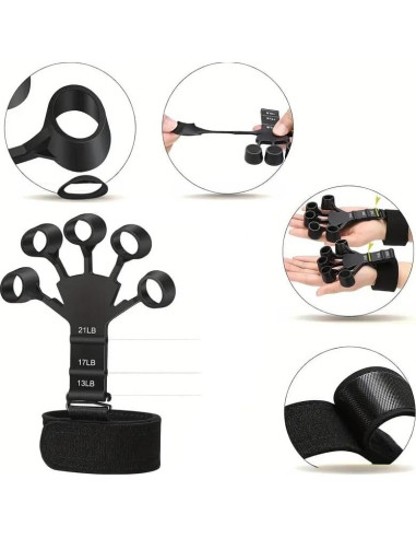 Kit de Entrenamiento de Agarre Genérico 6 Piezas Naranja