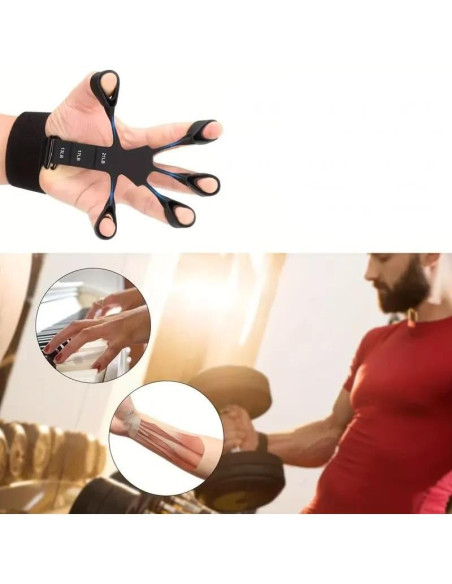 Kit de Entrenamiento de Agarre Genérico 6 Piezas Naranja