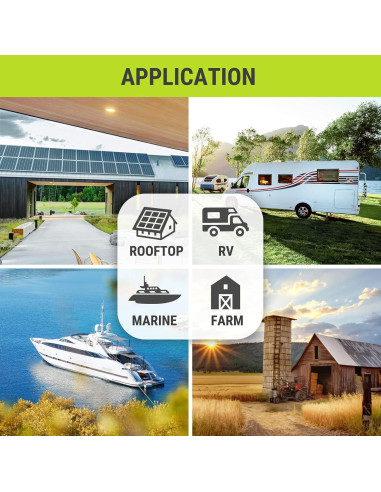 Panel Solar Bifacial 200W Newpowa 12V Alta Eficiencia