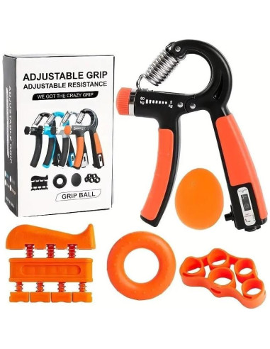 Kit de Entrenamiento de Agarre Genérico 6 Piezas Naranja