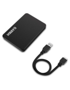 Disco Duro Externo Portátil HWAYO 1TB USB 3.0 Ultra Delgado