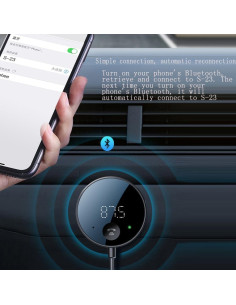 Transmisor FM Bluetooth Eppfun para Coche 5.0 AUX 3.5mm 2