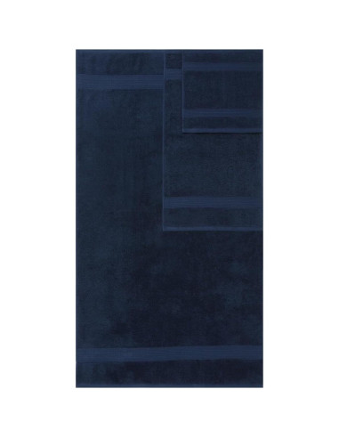 Juego de Toallas de Baño Kaufman 100% Algodón 6 Piezas Marino