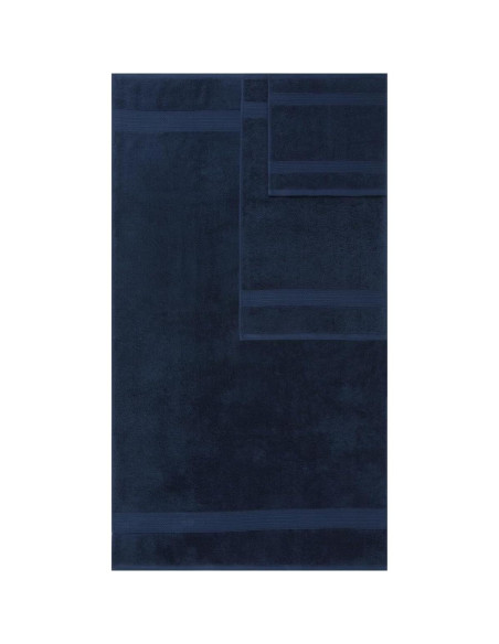 Juego de Toallas de Baño Kaufman 100% Algodón 6 Piezas Marino