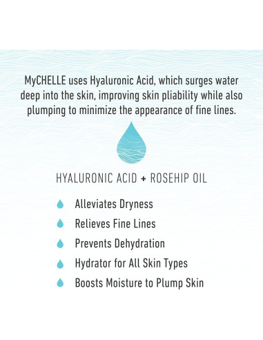 Suero Hidratante Ultra Hialurónico MyCHELLE 29.57 ml Piel Seca