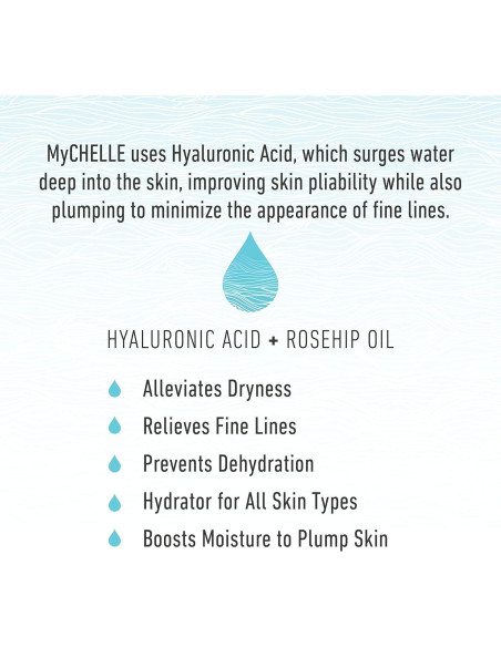 Suero Hidratante Ultra Hialurónico MyCHELLE 29.57 ml Piel Seca