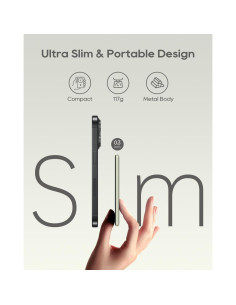 Banco de Energía Inalámbrico Kuulaa 5000mAh MagSafe Titanio 2