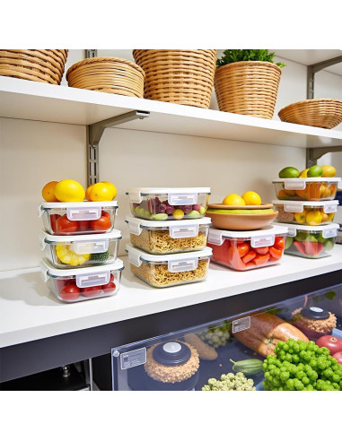 Contenedores de Almacenamiento de Comida de Vidrio 400ml R.repad yay