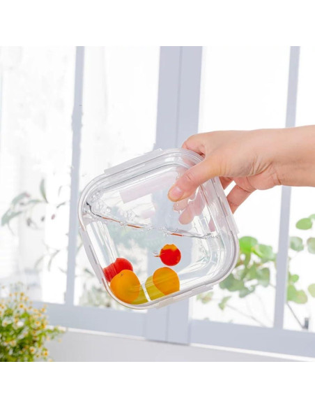 Contenedores de Almacenamiento de Comida de Vidrio 400ml R.repad yay Contenedores de Almacenamiento de Comida de Vidrio 400ml R.repad yay