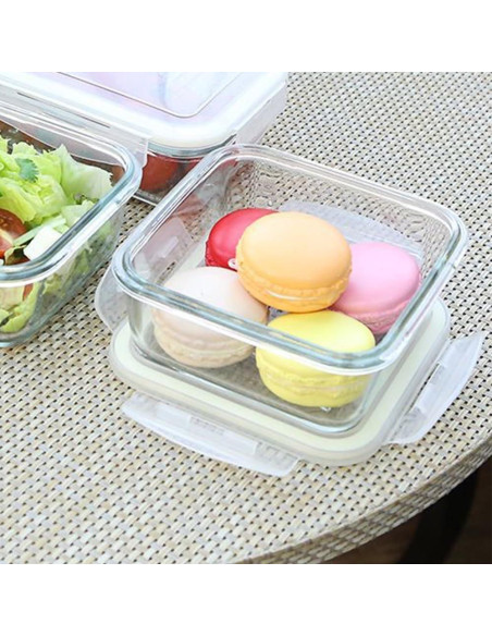 Contenedores de Almacenamiento de Comida de Vidrio 400ml R.repad yay Contenedores de Almacenamiento de Comida de Vidrio 400ml R.repad yay