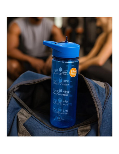Paquete de 3 Botellas de Agua Deportivas Genérico 710ml BPA Free