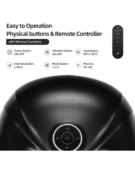 Masajeador de pies Ezencon FR-F68 Shiatsu con Calor y Vibración Masajeador de pies Ezencon FR-F68 Shiatsu con Calor y Vibración
