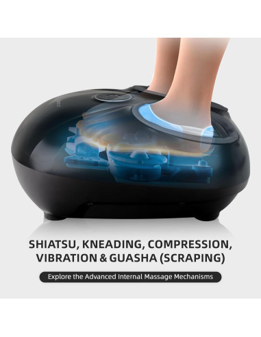 Masajeador de pies Ezencon FR-F68 Shiatsu con Calor y Vibración
