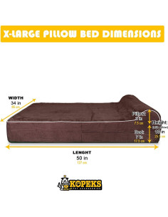 Funda de Repuesto KOPEKS para Cama de Perro Jumbo 127x86cm 2