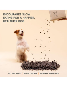 Alfombra de Olfateo Paw 5 para Perros Pequeños Gris Terracota 2