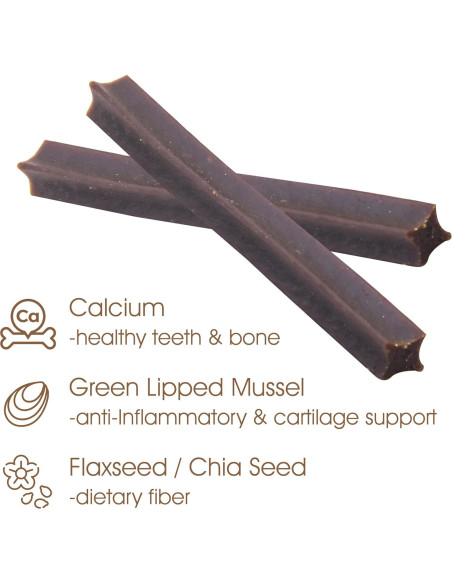 Palitos Masticables Dentales Get Naked Pollo 176 g Sin Granos