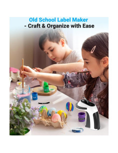 Máquina de Etiquetas en Relieve Phomemo E975 Negra con 6 Cintas 2