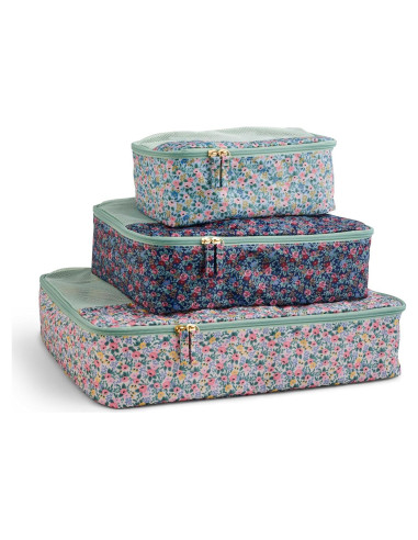 Conjunto de Cubos de Empaque Rifle Paper Co. Rosa 3 Piezas