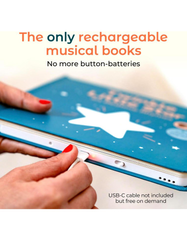 Libro Musical Recargable Cali's Books Estrellita, ¿Dónde Estás? 1-3 Años