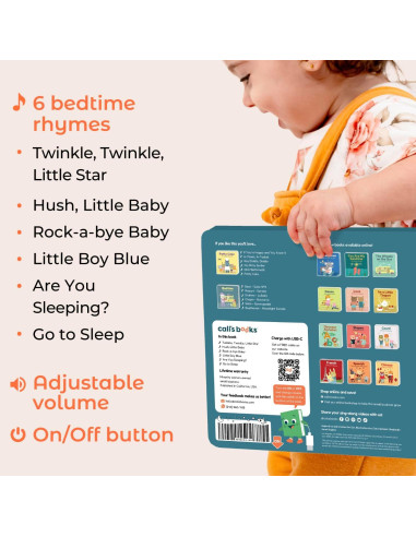 Libro Musical Recargable Cali's Books Estrellita, ¿Dónde Estás? 1-3 Años