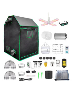 Kit Completo Carpa de Cultivo iMeshbean 121.9x121.9x203.2cm LED 60W