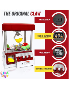 Máquina de Garras Electrónica Etna 4093 con Sonido y 30 Fichas 2