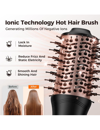 Cepillo Secador de Cabello Slopehill CS-1012 1000W Doble Voltaje