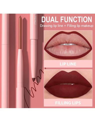 Set 6 Lápices Delineadores de Labios evpct - Mate y Cremoso