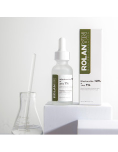 ROLANYIN Suero Niacinamida 10% + Zinc 1% y Crema Vitamina C 2
