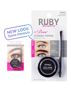 Pomada para Cejas Ruby Kisses Go Brow Marrón Oscuro 49g 2