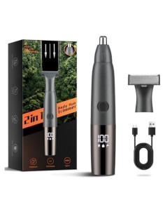 Recortador de Nariz y Cuerpo Yinowt 2-en-1 Impermeable USB-C
