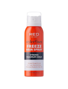 Spray Fijador Fuerte Red by Kiss 56.7g - Sosten Máximo para Estilo