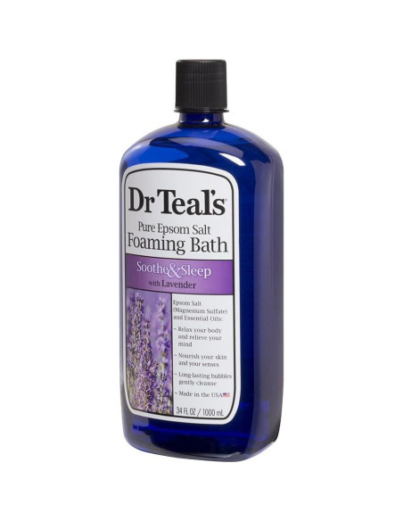 Juego de Baño Espumoso Dr Teal's 2016ml Lavanda y Jengibre