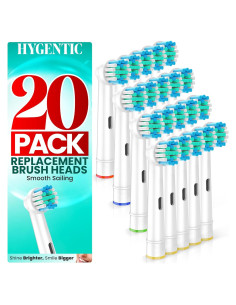 20 Cabezas de Cepillo de Dientes HYGENTIC para Oral-B