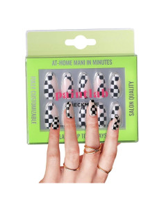 Kit de Manicura Uñas Postizas PaintLab Checkmate 30 Piezas