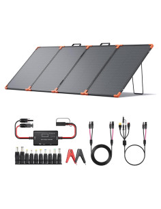 Panel Solar Portátil 200W ZOUPW Plegable IP68 23.5% Eficiencia