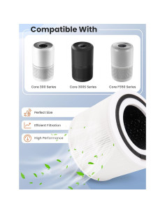 Filtro de Reemplazo H13 HEPA Levoit Core 300 - Paquete de 2 2