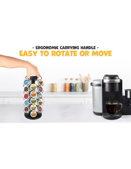 Soporte giratorio para 40 cápsulas K Familia Blacksmith