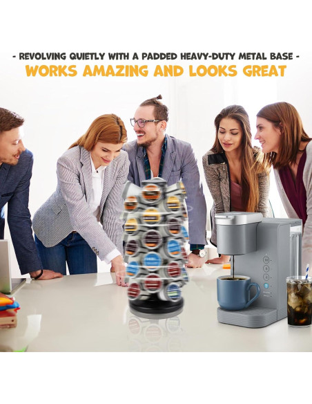 Soporte giratorio para 40 cápsulas K Familia Blacksmith