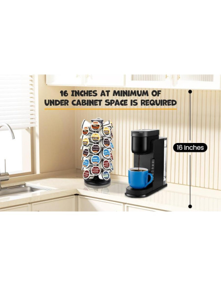 Soporte giratorio para 40 cápsulas K Familia Blacksmith